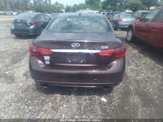Продажа на аукционе авто 2018 Infiniti Q50 3.0t Luxe, vin: JN1EV7AR7JM444955, номер лота: 37069646