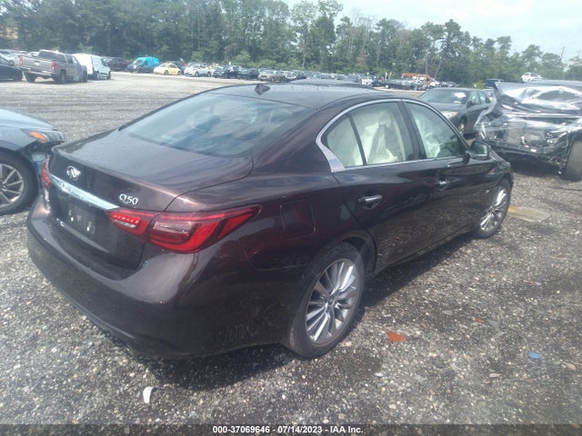 Продажа на аукционе авто 2018 Infiniti Q50 3.0t Luxe, vin: JN1EV7AR7JM444955, номер лота: 37069646