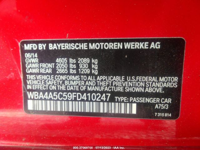 WBA4A5C59FD410247 BMW 4 Series 428i