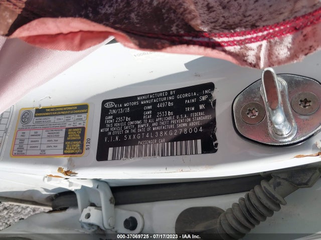 KIA Optima Lx 2019 5XXGT4L38KG278004 Image 15