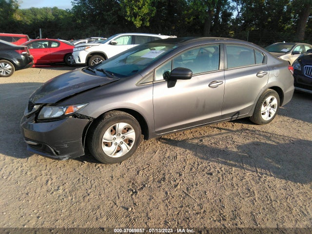 Honda Civic Sedan Lx 2014 2HGFB2F59EH551972 Image 2