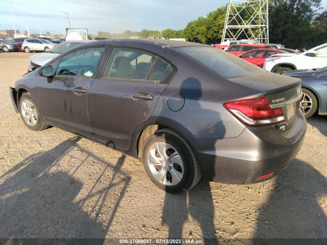 Honda Civic Sedan Lx 2014 2HGFB2F59EH551972 Image 3