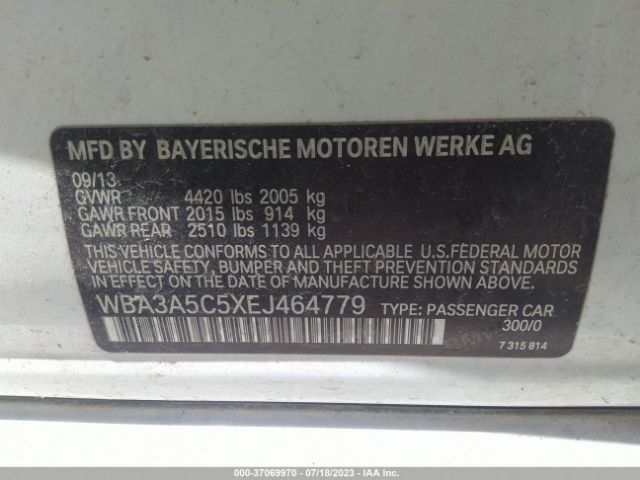 WBA3A5C5XEJ464779 BMW 3 Series 328i