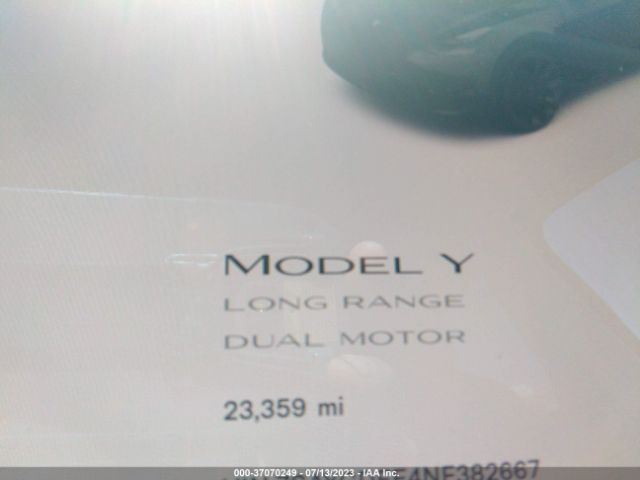 7SAYGDEE4NF382667 Tesla Model Y Long Range