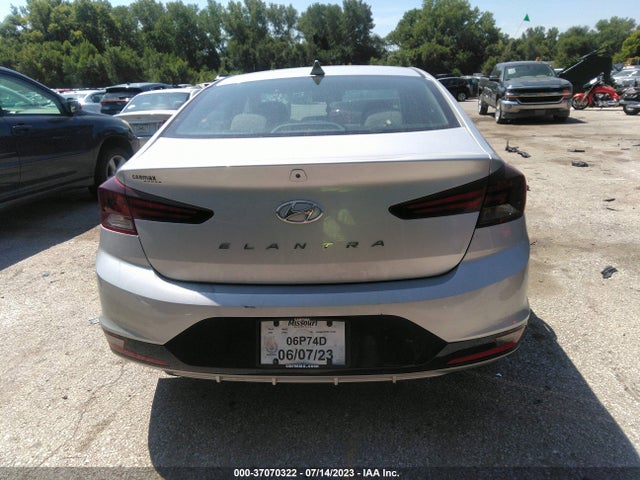 2019 HYUNDAI ELANTRA SEL VIN: 5NPD84LF5KH414074