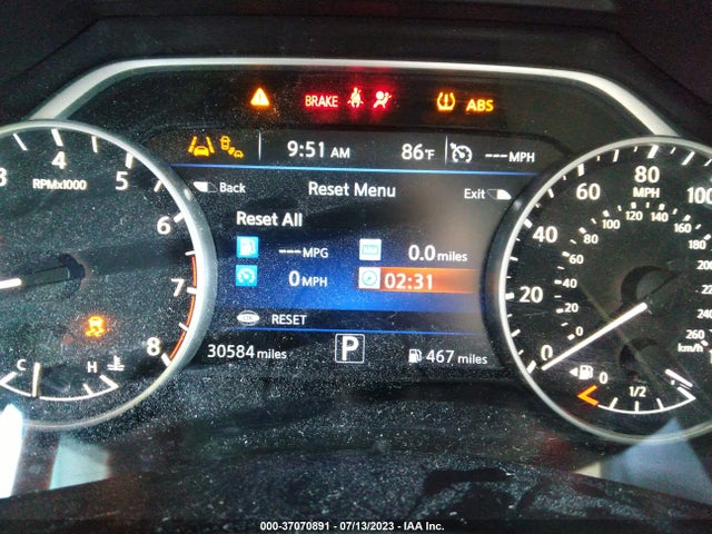 2021 NISSAN MURANO S VIN: 5N1AZ2AS9MC107571
