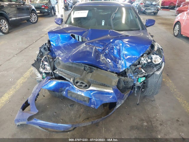 2013 HYUNDAI VELOSTER W/BLACK INT VIN: KMHTC6AD0DU118911