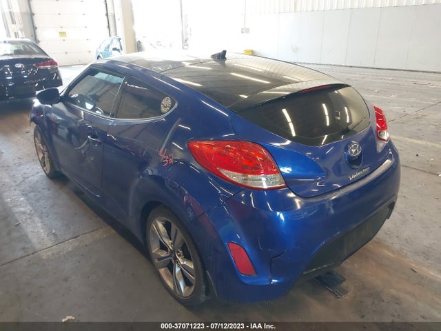 2013 HYUNDAI VELOSTER W/BLACK INT VIN: KMHTC6AD0DU118911