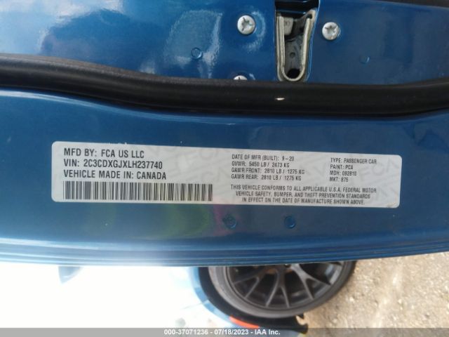 2C3CDXGJXLH237740 Dodge Charger Scat Pack