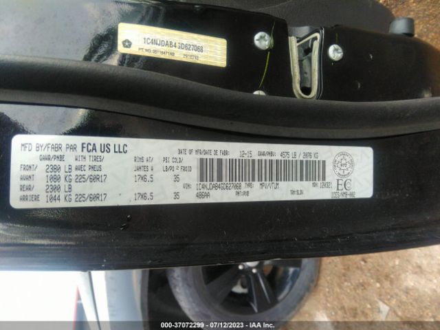 1C4NJDAB4GD627068 Jeep Compass High Altitude