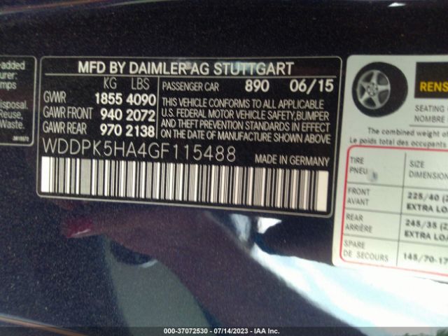 2016 MERCEDES-BENZ SLK 350 WDDPK5HA4GF115488 Photo 8