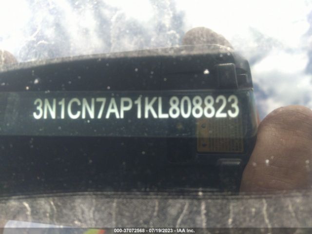 3N1CN7AP1KL808823 Nissan Versa Sedan Sv