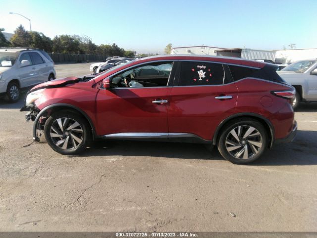 5N1AZ2MG8FN259419 Nissan Murano Platinum