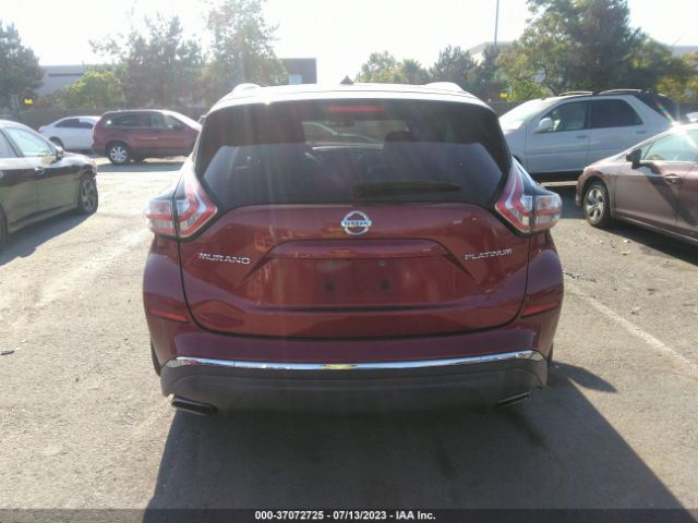 5N1AZ2MG8FN259419 Nissan Murano Platinum