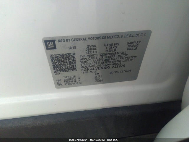 GMC Terrain Slt 2019 3GKALVEVXKL213979 Image 15