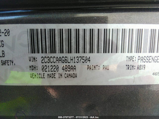 Chrysler 300 Touring 2020 2C3CCAAG6LH137504 Image 9