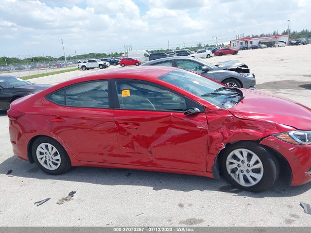 2018 HYUNDAI ELANTRA SE VIN: 5NPD74LF1JH263204