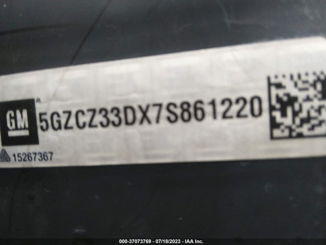 2007 SATURN VUE I4 VIN: 5GZCZ33DX7S861220