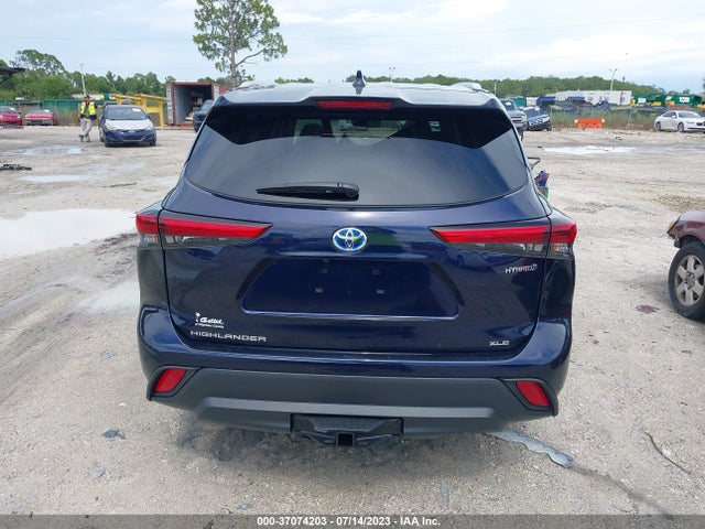 2023 TOYOTA HIGHLANDER HYBRID PLATINUM VIN: 5TDKARAH9PS524172