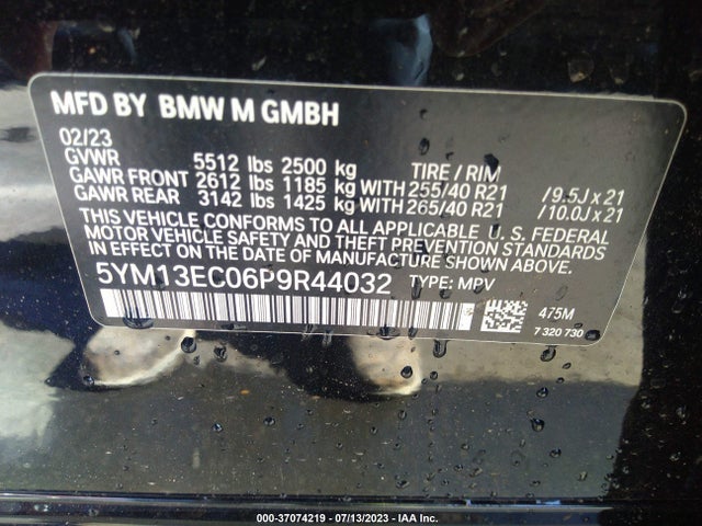 2023 BMW X3, VIN: 5YM13EC06P9R44032
