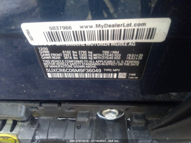 5UXCR6C06M9F36049 BMW X5 Xdrive40i
