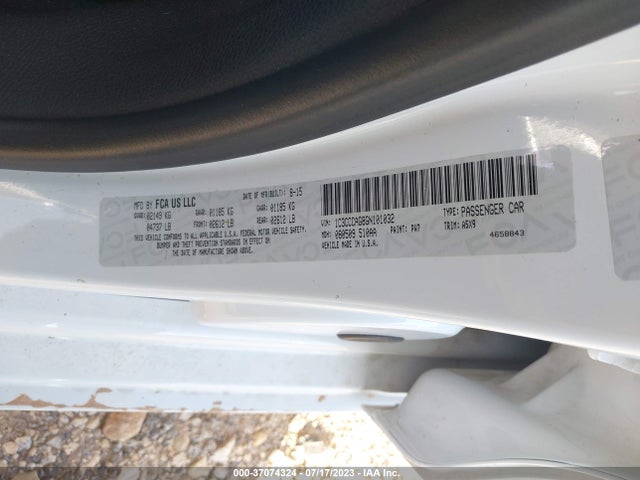 1C3CCCAG8GN101032 Chrysler 200 Limited