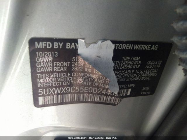 5UXWX9C55E0D24409 BMW X3 Xdrive28i