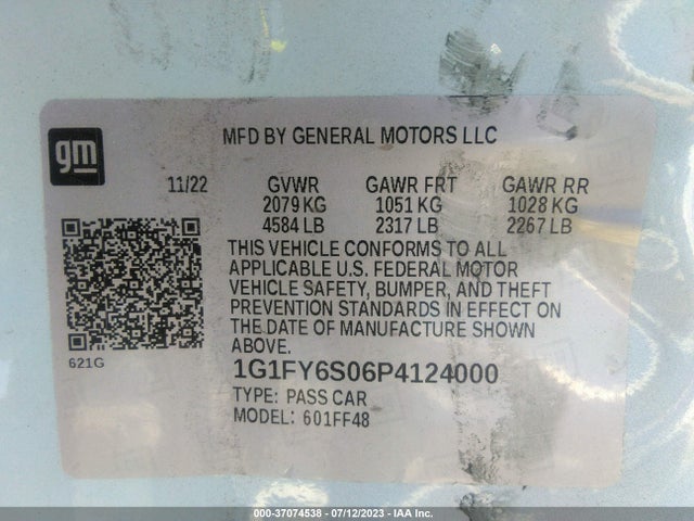 Chevrolet Bolt Euv Lt 2023 1G1FY6S06P4124000 Image 9