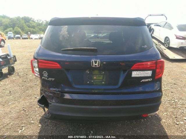 5FNYF6H59HB077760 Honda Pilot Ex-l