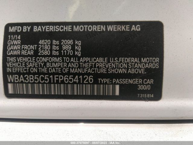 WBA3B5C51FP654126 BMW 3 Series 328i Xdrive