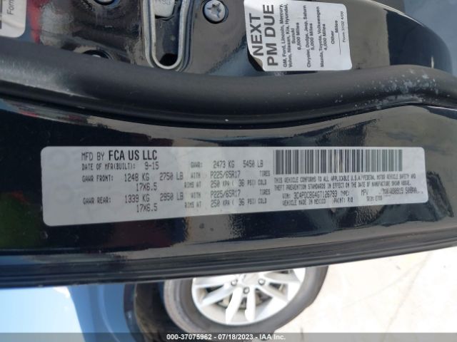 3C4PDCBG4GT126793 Dodge Journey Sxt