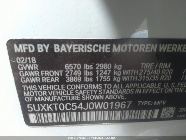 BMW X5 Xdrive40e Iperformance 2018 5UXKT0C54J0W01967 Image 15
