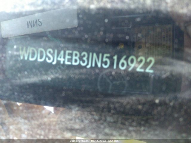 WDDSJ4EB3JN516922 Mercedes-Benz Cla Cla 250