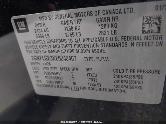 Chevrolet Equinox 2lt 2014 2GNFLGE3XE6245407 Image 9