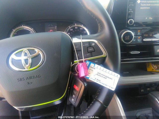 Toyota Highlander Hybrid Le 2020 5TDBBRCH4LS512435 Image 11