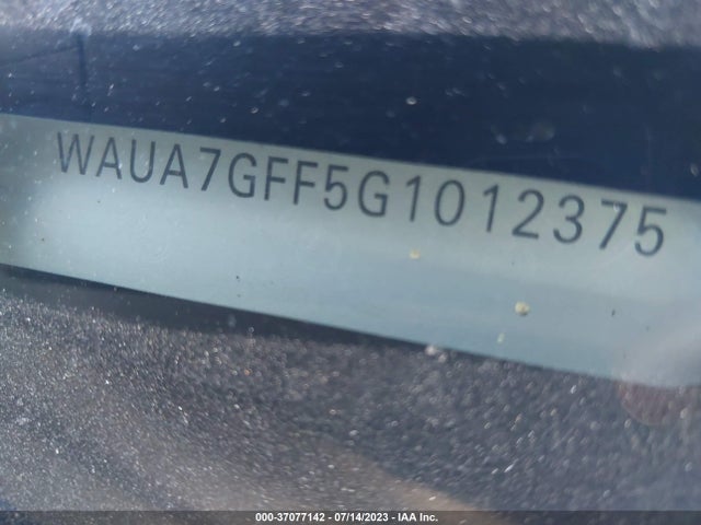 WAUA7GFF5G1012375 Audi A3 1.8t Premium