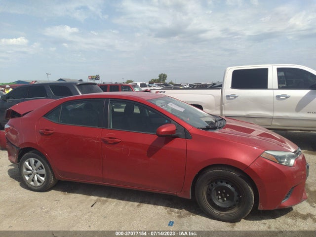 2016 TOYOTA COROLLA L/LE/S/S PLUS/LE PLUS VIN: 2T1BURHE1GC627324