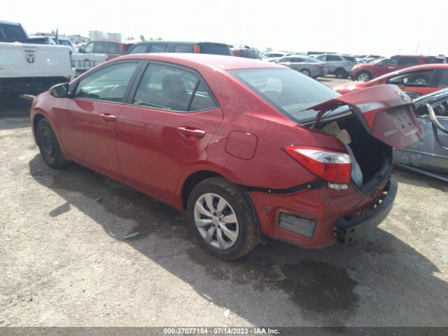2016 TOYOTA COROLLA L/LE/S/S PLUS/LE PLUS VIN: 2T1BURHE1GC627324
