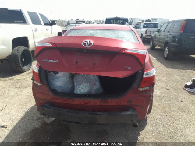2016 TOYOTA COROLLA L/LE/S/S PLUS/LE PLUS VIN: 2T1BURHE1GC627324
