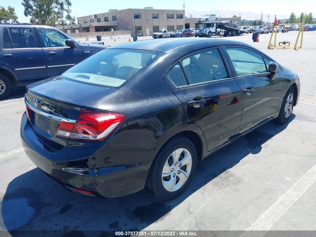 Honda Civic Sedan Lx 2014 2HGFB2F54EH538336 Image 4