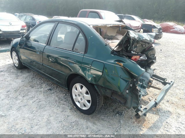 2001 HONDA CIVIC EX VIN: 2HGES26711H565341