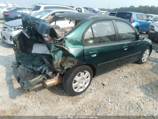 2001 HONDA CIVIC EX VIN: 2HGES26711H565341