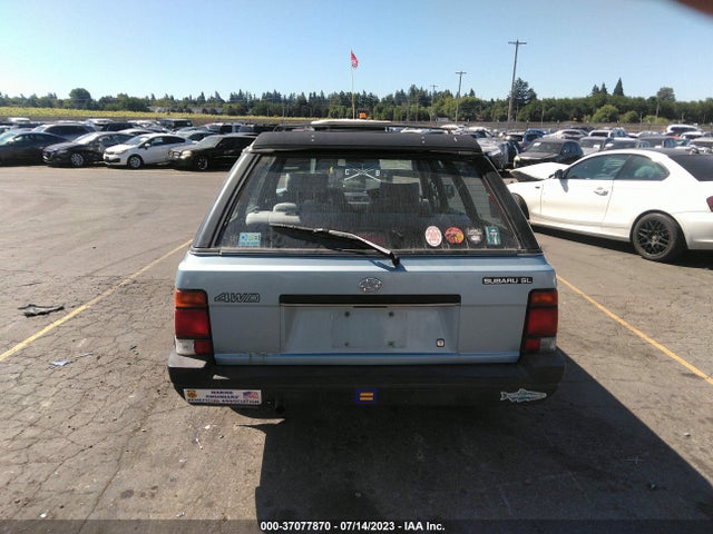1986 SUBARU GL 4WD VIN: JF2AN53B3GF468104