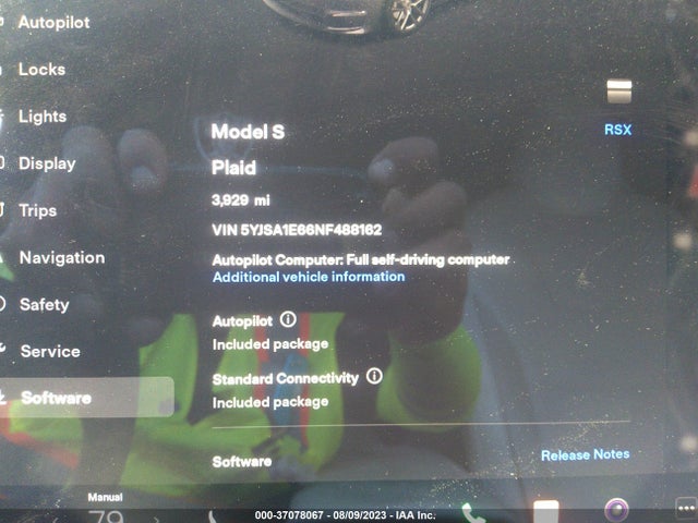 Tesla Model S Plaid 2022 5YJSA1E66NF488162 Image 7