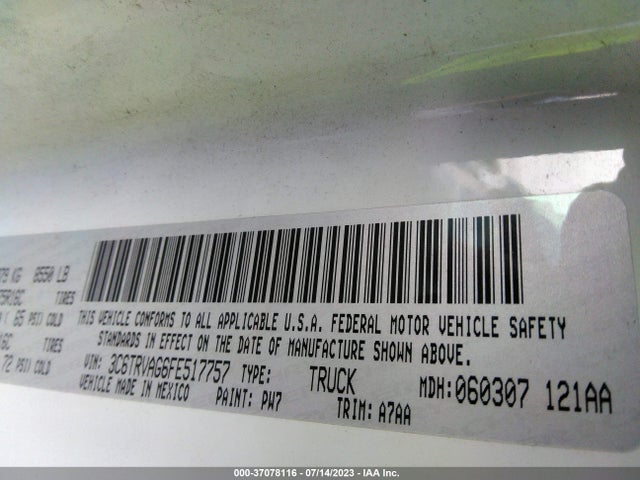 3C6TRVAG6FE517757 RAM Promaster