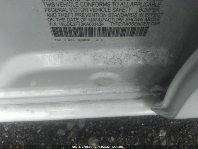 19UDE2F70KA003434 Acura Ilx Pkg