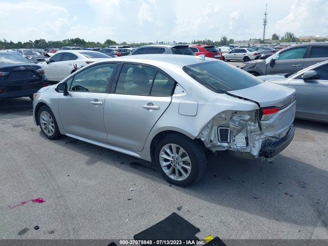 2021 TOYOTA COROLLA LE VIN: JTDVPMAEXMJ120780