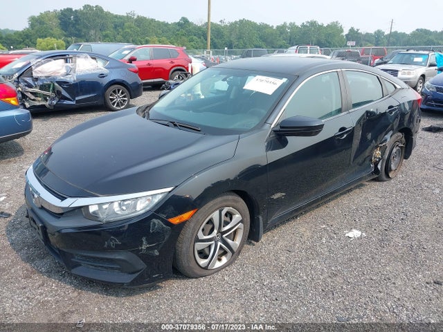 Honda Civic Sedan Lx 2018 2HGFC2F57JH554859 Image 2