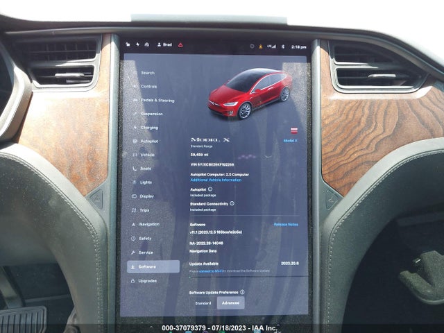 2019 Tesla Model X, VIN: 5YJXCBE25KF192256