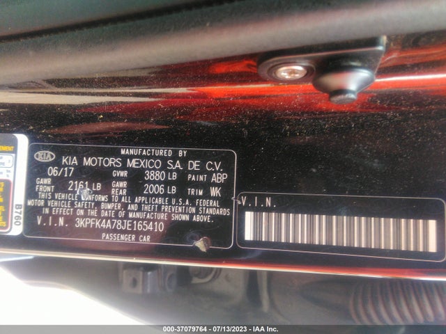 KIA FORTE LX 2018 3KPFK4A78JE165410 Image 16